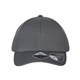 aerial view a dark grey atlantis headwear - sustainable structured cap, image 1 of 3