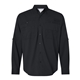 aerial view a black paragon - kitty hawk performance long sleeve fishing shirt, image 1 of 3