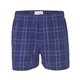 aerial view a navy field day plaid boxercraft - double brushed flannel boxers, image 1 of 2