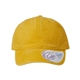 aerial view a sunset yellow/ polka dots infinity her - womens pigment - dyed with fashion undervisor cap, image 1 of 4