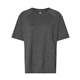 aerial view a charcoal mv sport - womens french terry short sleeve crewneck pullover, image 1 of 3