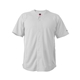 aerial view a white alleson athletic - crush full button baseball jersey, image 1 of 3