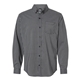 aerial view a grey/ black burnside - technical stretch burn shirt, image 1 of 3
