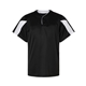 aerial view a black/ white alleson athletic - youth striker placket, image 1 of 6