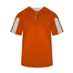 aerial view a burnt orange/ white alleson athletic - youth striker placket, image 1 of 3