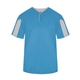aerial view a columbia blue/ white alleson athletic - youth striker placket, image 1 of 3