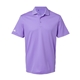 aerial view a light flash purple adidas - mens performance piqu polo, image 1 of 6