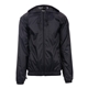 a navy burnside - mentor hooded coachs jacket