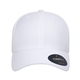 aerial view a white flexfit - nu(r) adjustable cap, image 1 of 3