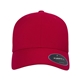 aerial view a red flexfit - nu(r) adjustable cap, image 1 of 3