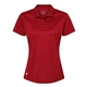 aerial view a power red adidas - womens performance piqu polo, image 1 of 6