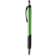 aerial view a lime green mateo stylus ballpoint pen, image 1 of 2