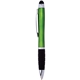 aerial view a lime green eclaire(tm) bright illuminated stylus pen, image 1 of 4