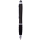 aerial view a black/grey eclaire(tm) bright illuminated stylus pen, image 1 of 3