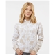 a group of mv sport - womens sueded fleece tie - dyed crop hooded sweatshirt