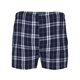 aerial view a navy/ silver boxercraft - double brushed flannel boxers, image 2 of 2