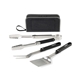 aerial view a charcoal cuisinart outdoors(r) 4- piece folding grill tool set, image 1 of 7