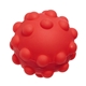 aerial view a red push pop stress ball - stress reliever, image 1 of 2