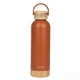 aerial view a orange perka(r) dresden 18 oz double wall, stainless steel water bottle, image 1 of 5