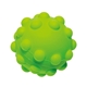 aerial view a lime green push pop stress ball - stress reliever, image 1 of 2