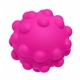 aerial view a pink push pop stress ball - stress reliever, image 1 of 2