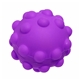 aerial view a purple push pop stress ball - stress reliever, image 1 of 2