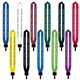 a group of 1 cotton lanyard with plastic clamshell o - ring