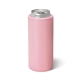 aerial view a light pink 12 oz swig life(tm) skinny can cooler, image 1 of 2