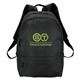 aerial view a black kapston(r) town square backpack, image 1 of 5
