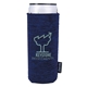 aerial view a royal koozie(r) heather collapsible slim can cooler, image 1 of 3