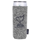 aerial view a gray koozie(r) heather collapsible slim can cooler, image 1 of 3