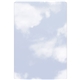 a clouds memo board 5-1/2 x 8-1/4 w / mag