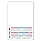a calendar memo board 5-1/2 x 8-1/4 w / mag