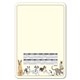 a veterinary memo board 5-1/2 x 8-1/4 w / mag