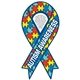 a autism ribbon car sign magnet