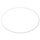 a white bopp 4 x 6 in oval perm standard label