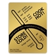 aerial view a gold foil 3 x 4 in rect label, image 1 of 2