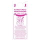 aerial view a breast self exam plastic door hanger - 10 mil, image 1 of 2
