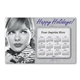 aerial view a classic woman superseal laminated card with calendar magnet, image 1 of 2