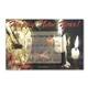 aerial view a clock strikes midnight superseal laminated card with calendar magnet, image 1 of 2