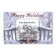 aerial view a winter wonderland superseal laminated card with calendar magnet, image 1 of 2
