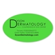 aerial view a green fluorescent 2 x 3.5 in oval label, image 1 of 2