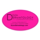 aerial view a pink fluorescent 2 x 3.5 in oval label, image 1 of 2