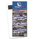 aerial view a custom baseball schedule magnetic stick up card, image 1 of 2