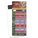 aerial view a custom soccer schedule magnetic stick up card, image 1 of 2