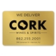 aerial view a gold foil 2 x 3 in rect label, image 1 of 2