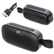 aerial view a black tenor water resistant speaker, image 1 of 2
