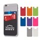 a group of dual pocket silicone phone wallet