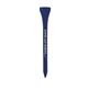 aerial view a dark blue promotional birch wood 3-1/4 customizable golf tees, image 1 of 2