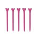 aerial view a bright pink driver pak tee set, image 1 of 2